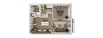 Weaver Floor Plan at Adler Montford Park + Drexel Townes, Charlotte