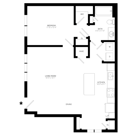 Retreat at River Chase | One Bedroom