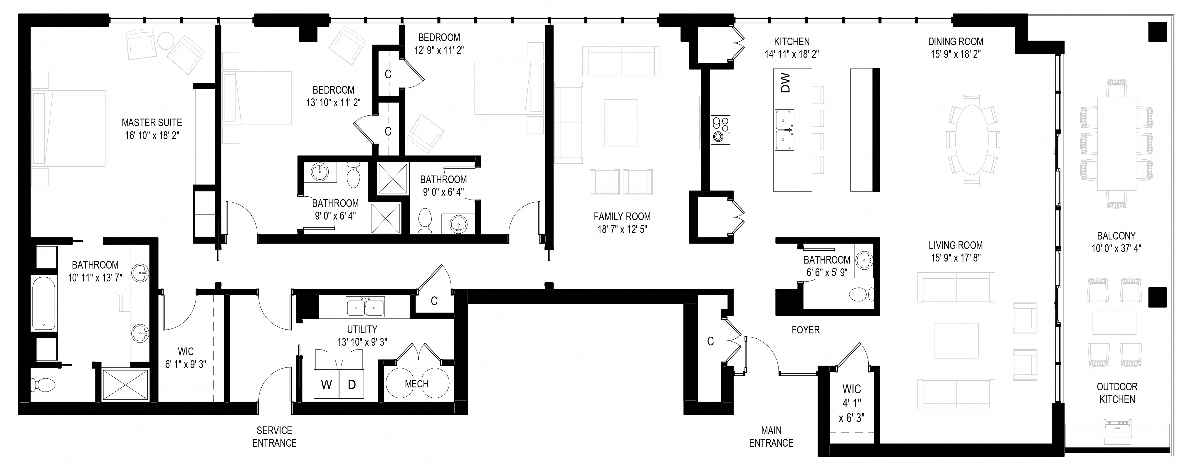 3750 Grand 1-3 Beds Apartment for Rent - Photo Gallery 25