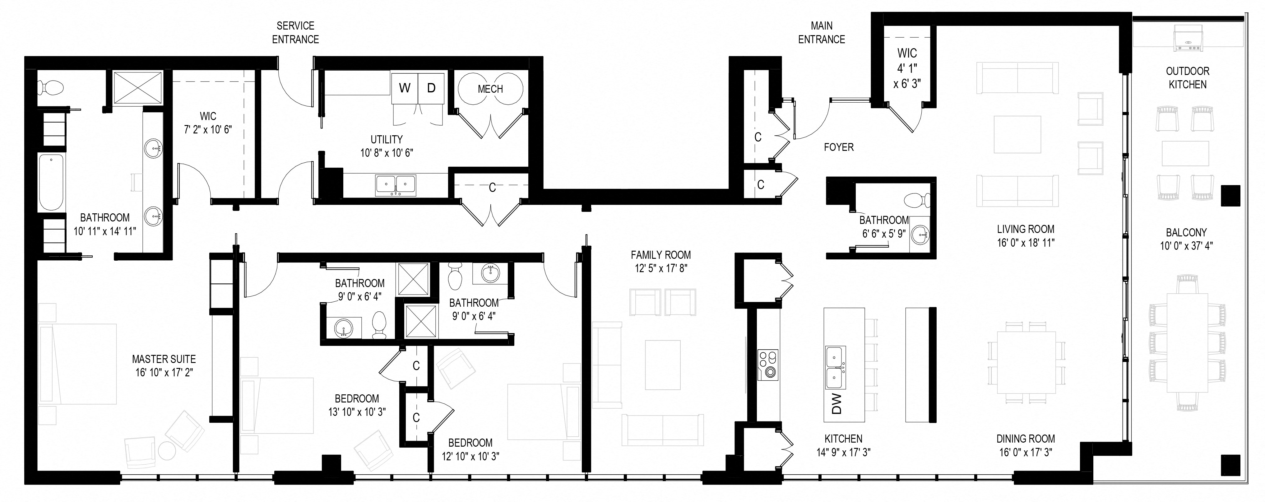 3750 Grand 1-3 Beds Apartment for Rent - Photo Gallery 26