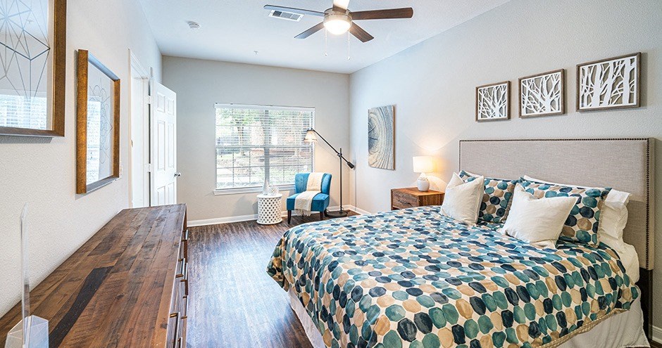 Hawthorne Ridge Living Room, Conroe, Texas