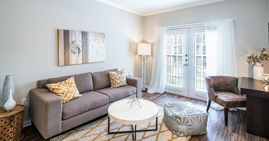 Hawthorne Ridge Living Room, Conroe, Texas