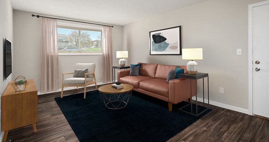 Oak Creek Crossing Living Room Bloomington, IL