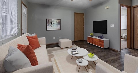 Oak Creek Crossing Living Room Bloomington, IL