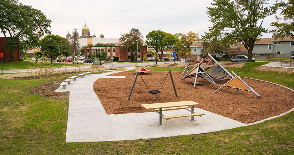 The Scott at East Village | Downtown Des Moines, IA | Playground