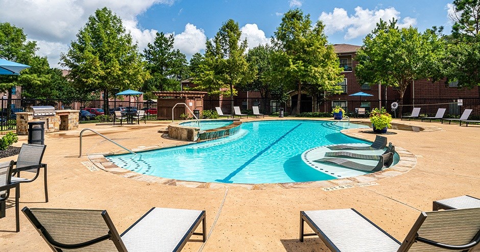 Hawthorne Ridge Living Room, Conroe, Texas