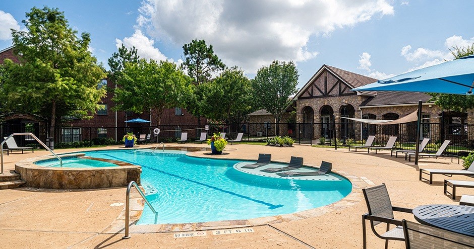 Hawthorne Ridge Living Room, Conroe, Texas