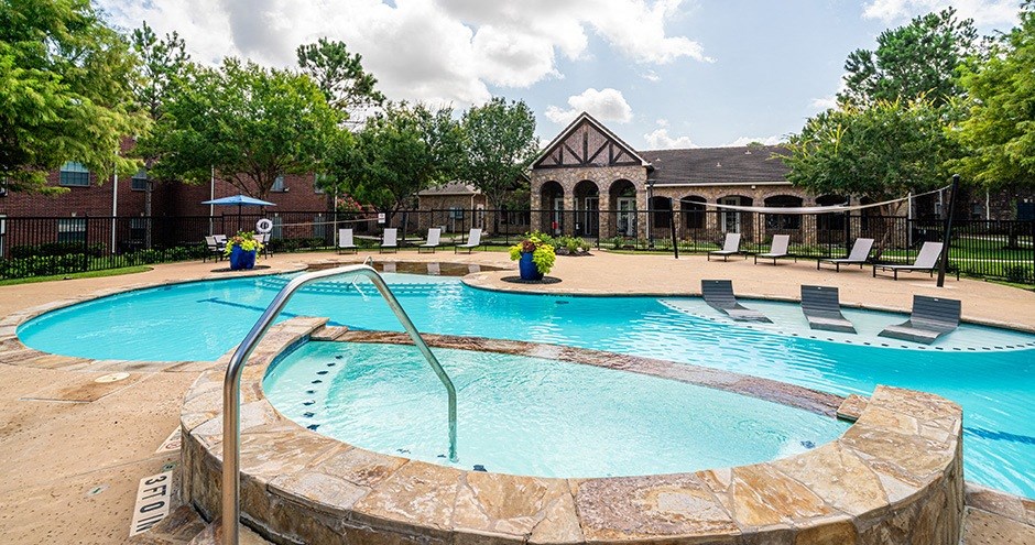 Hawthorne Ridge Living Room, Conroe, Texas