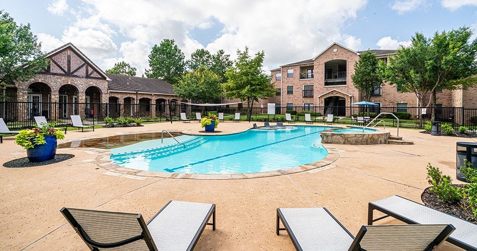 Hawthorne Ridge Living Room, Conroe, Texas