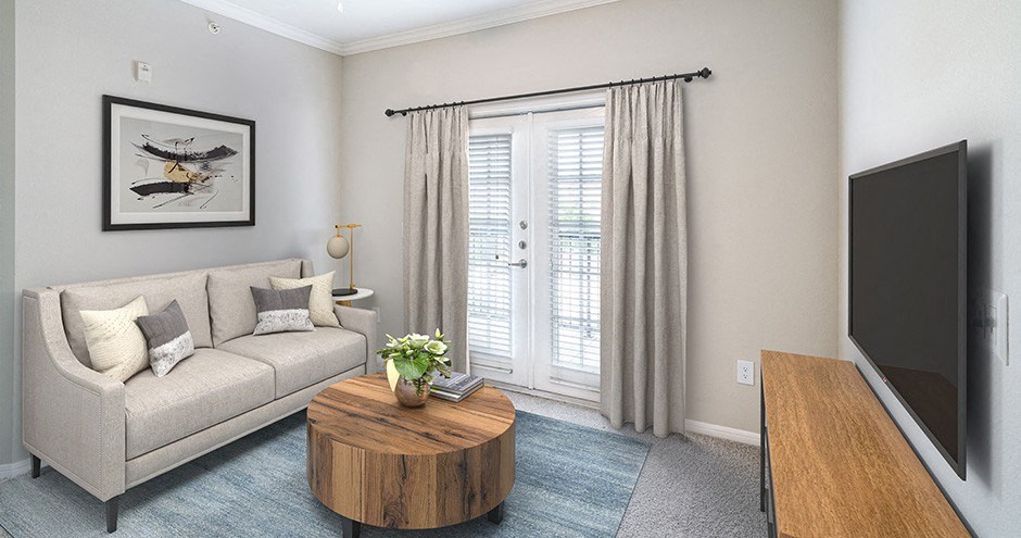 Hawthorne Ridge Living Room, Conroe, Texas