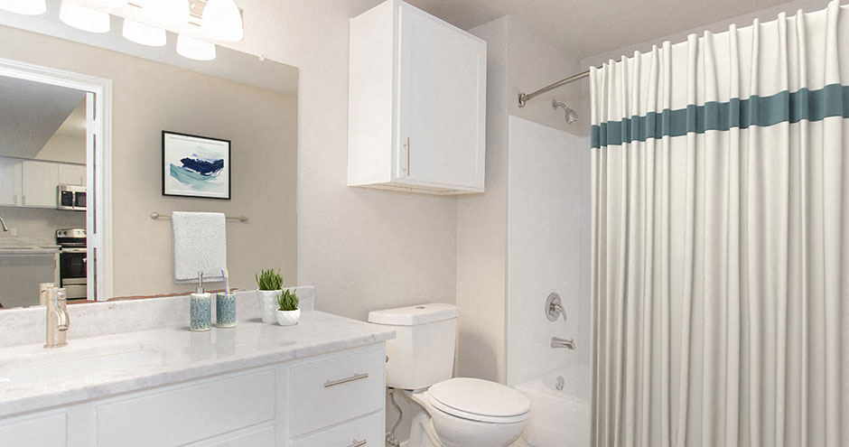 Willow Lake Apartments  Katy, Texas Bath