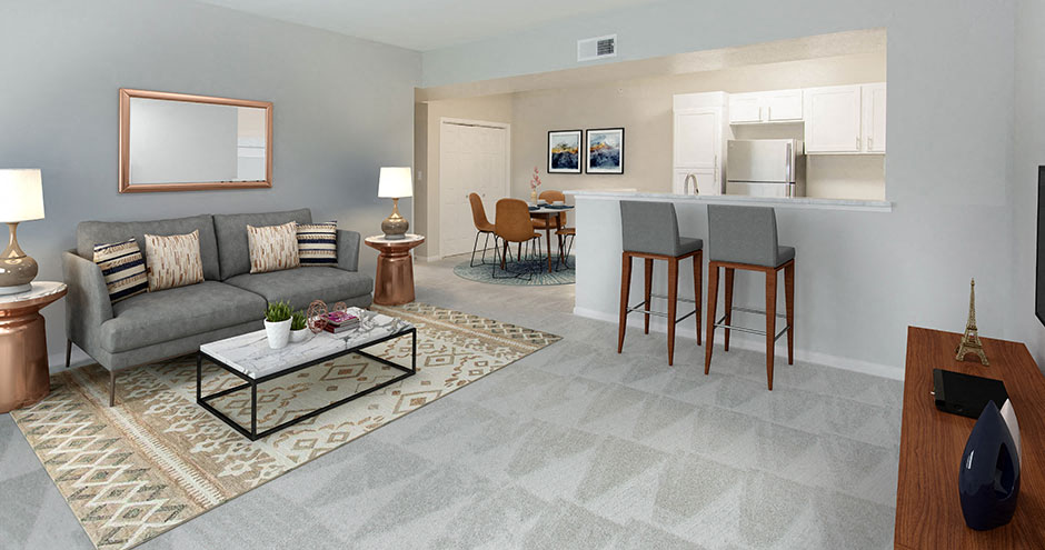 Willow Lake Apartments  Katy, Texas Living Room