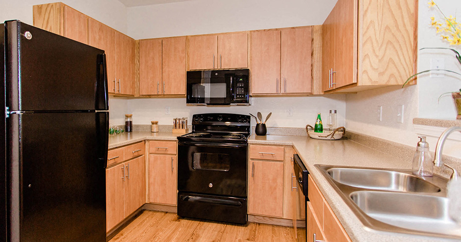Willow Lake Apartments Kitchen Area Katy, Texas