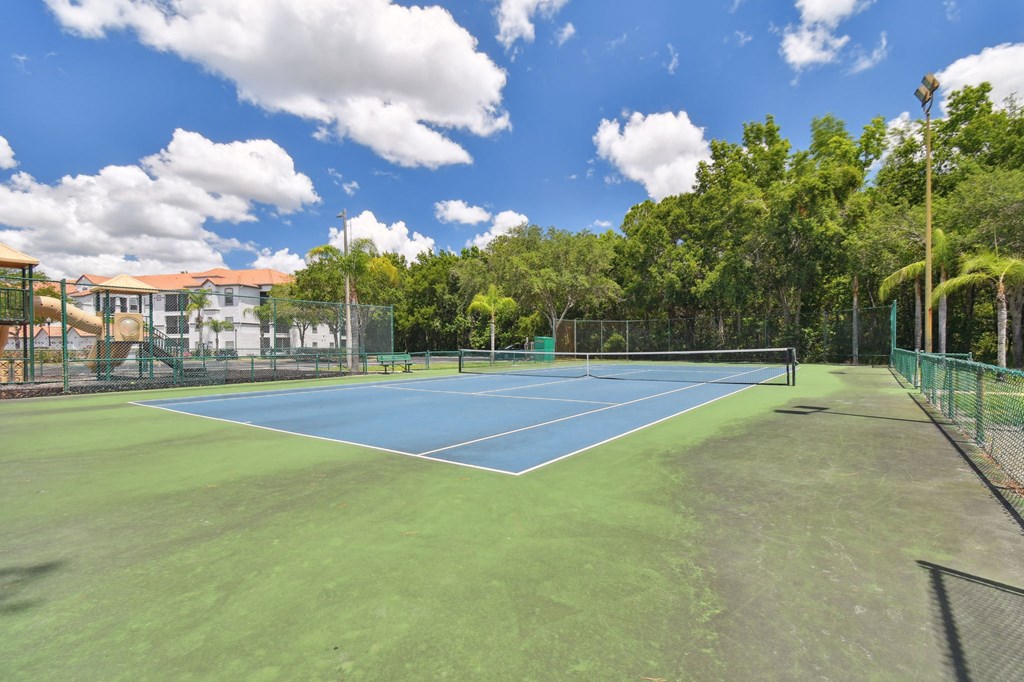 the tennis court at Portofino Apartment Homes, Florida, 33647-3412