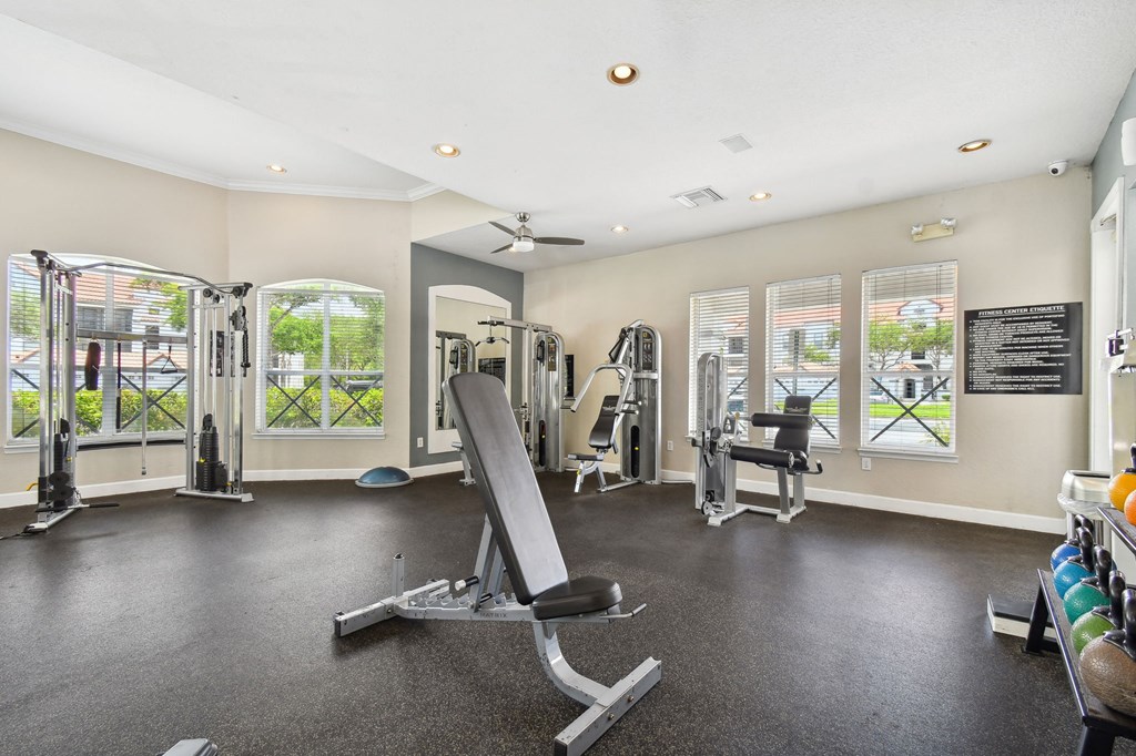 the gym at Portofino Apartment Homes, Florida, 33647-3412