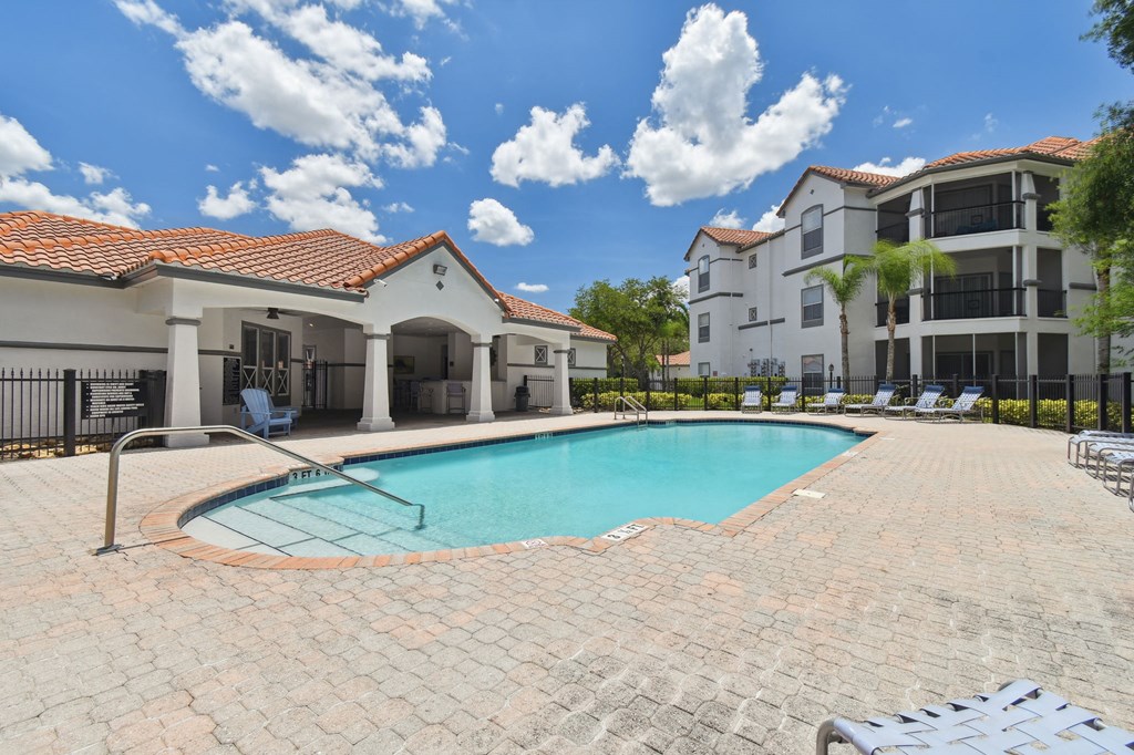Resort style pool at Portofino Apartment Homes, Florida, 33647-3412