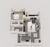 1 Bedroom 1 Bath Floor Plan 1 Bedroom 1 Bath Floor Plan at The Stratford, Atlanta, GA, 30342