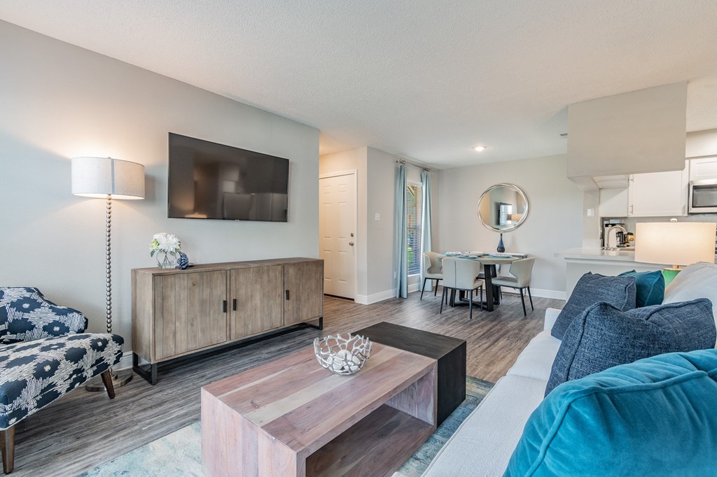 Living Room Interior at Enclave on East, Largo, FL, 33771