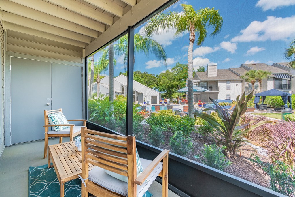 Apartment Patio at Enclave on East, Florida