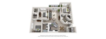 The Osprey Floor Plan at Infinity off Baldwin Park, Orlando, Florida