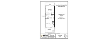 A floor plan for the Willow Park Manor Apartments.