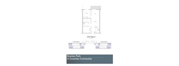 A drawing of a floor plan for Bracken Park A Cowichan Community.