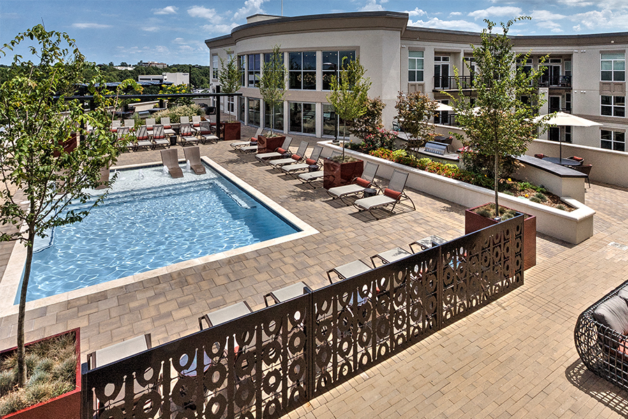 The Encore South Park pool Charlotte NC - Barclay Downs