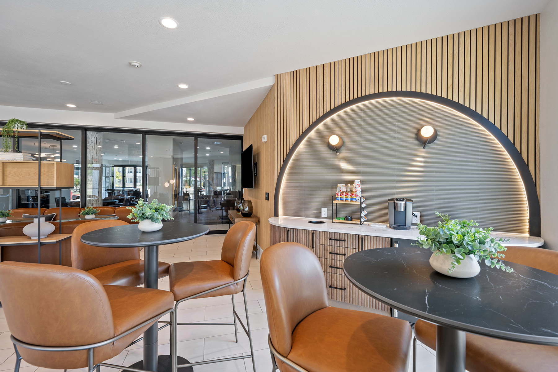 The Domain Apartments in Austin - The Addison - Coffee Bar