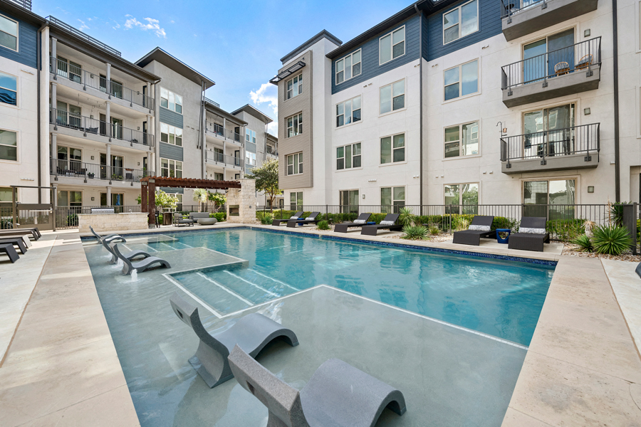 Austin Apartments at The Domain - The Addison Apartments - Two Pools