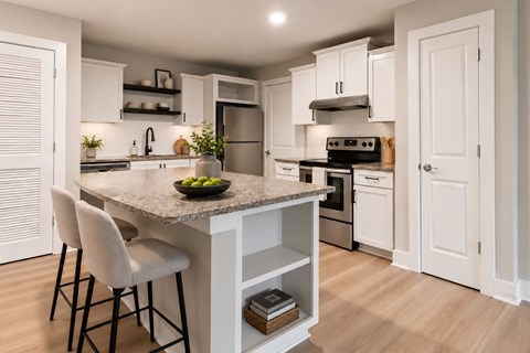 Apartments with Gwinnett County Public Schools - Artisan Station Apartments Granite countertops