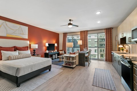Auden Apartments in Atlanta - Studio Interior