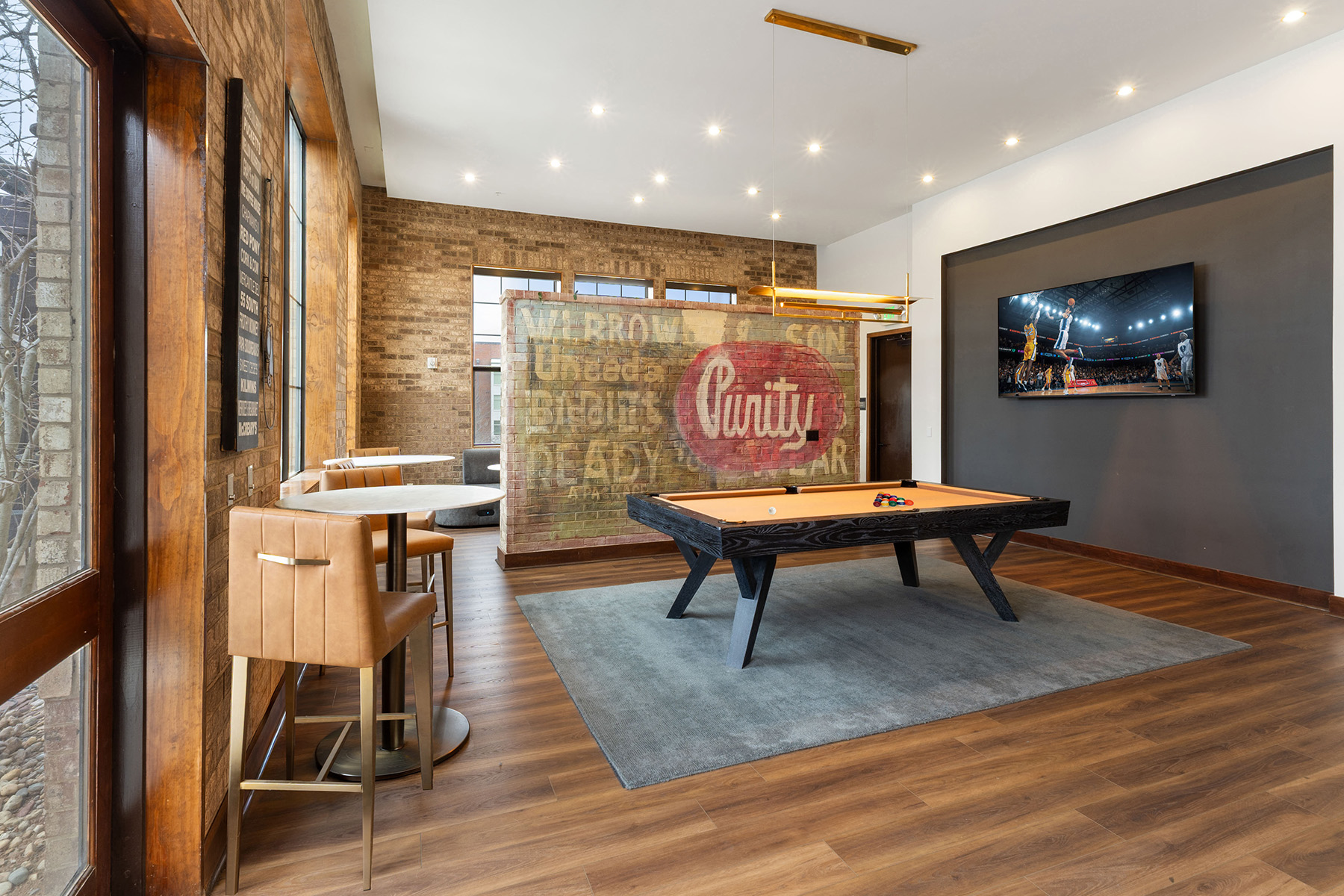 Cool Springs Apartments for Rent - Cadence Cool Springs - Billiards Table