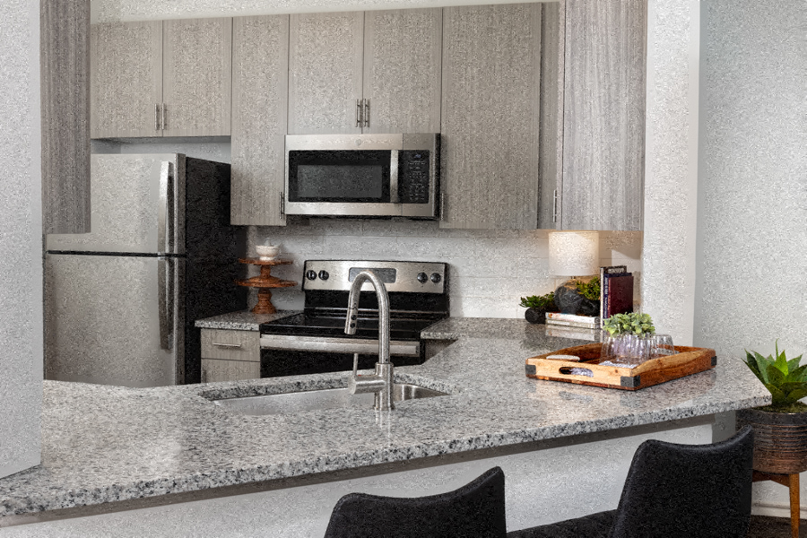 Apartments near Elsa England Elementary School - The Ranch Apartments granite countertops