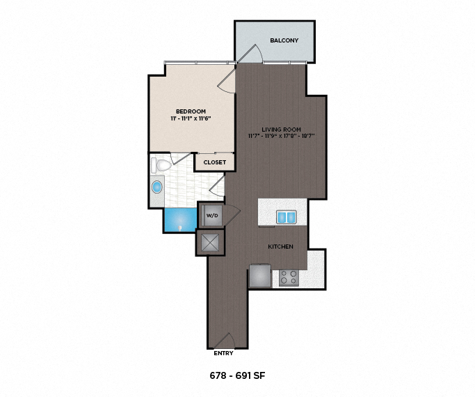 SkyHouse Nashville Floor Plan Nashville, TN