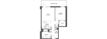 Signature Reston Town Center Apartments - Reston, VA - The Hollis I Floor Plan