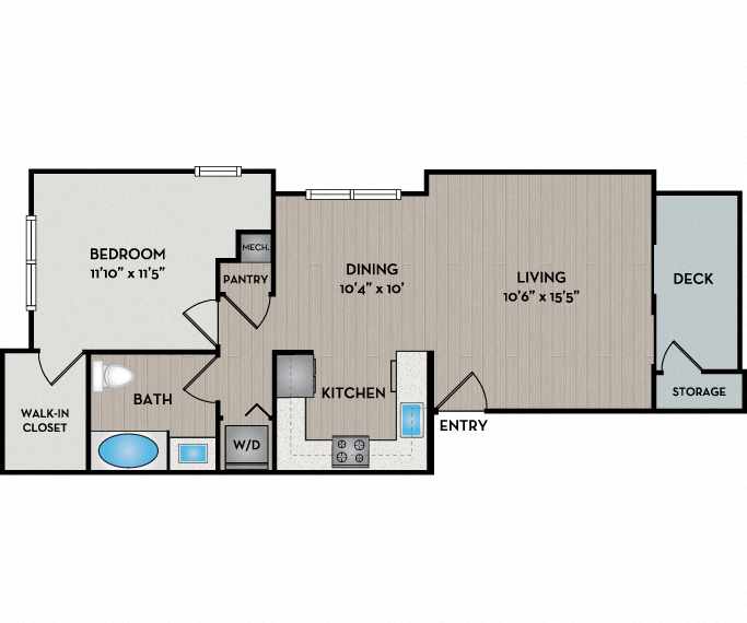 The Timbers - Pine Floor Plan - Issaquah, WA