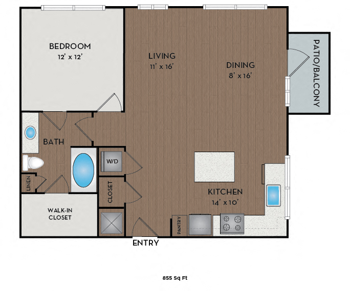 Cadence Cool Springs - Opus floor plan - Franklin, TN