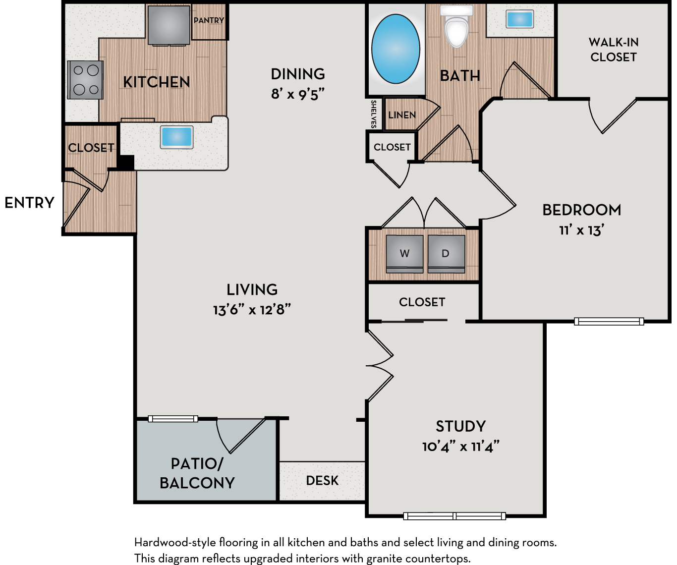 Reserve at Beachline - Orlando, FL - Coronado floor plan 918 Sq Ft