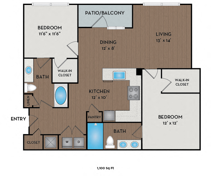 Cadence Cool Springs - Presto floor plan - Franklin, TN