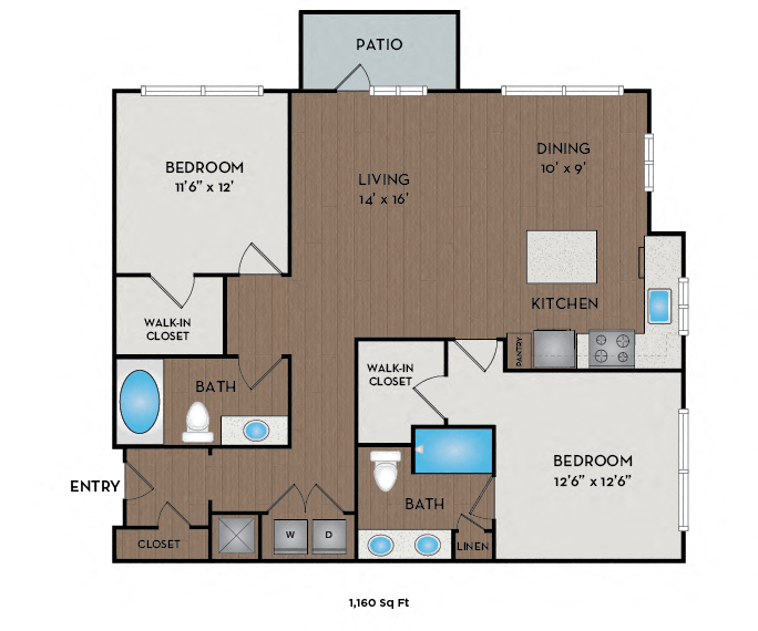 Cadence Cool Springs - Tempo floor plan - Franklin, TN