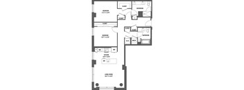 Signature Reston Town Center Apartments - Reston, VA - The Caroline I Floor Plan