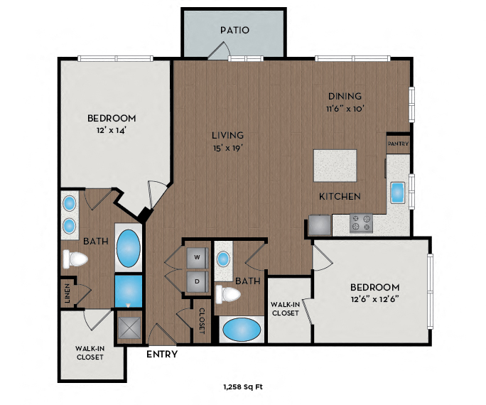 Cadence Cool Springs - Largo floor plan - Franklin, TN