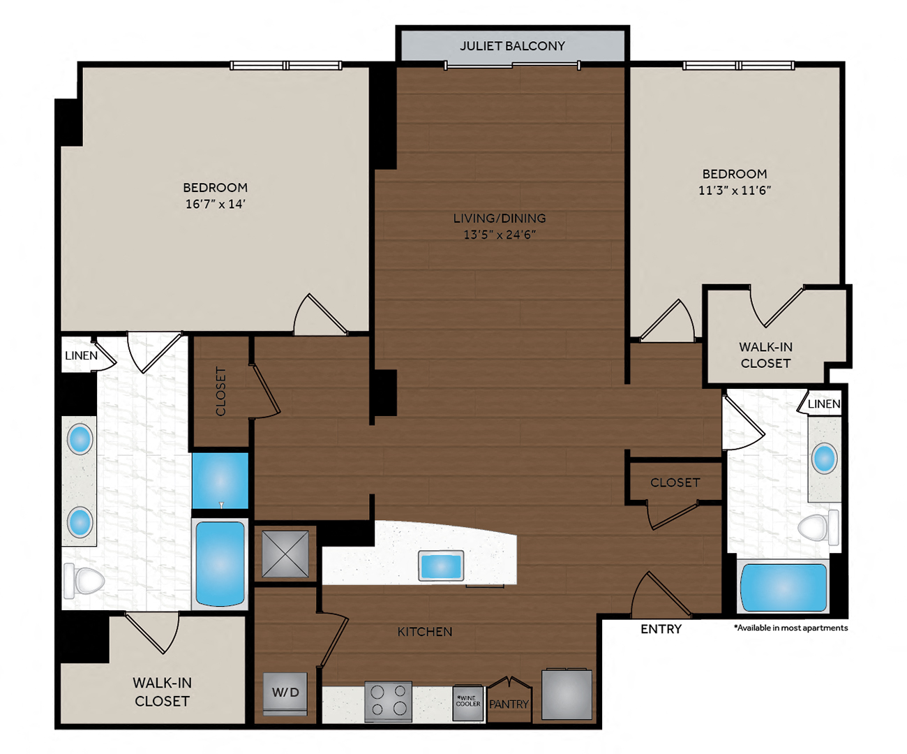 The Encore SouthPark - Charlotte, NC - Puccini Floor Plan 1351 Sq Ft