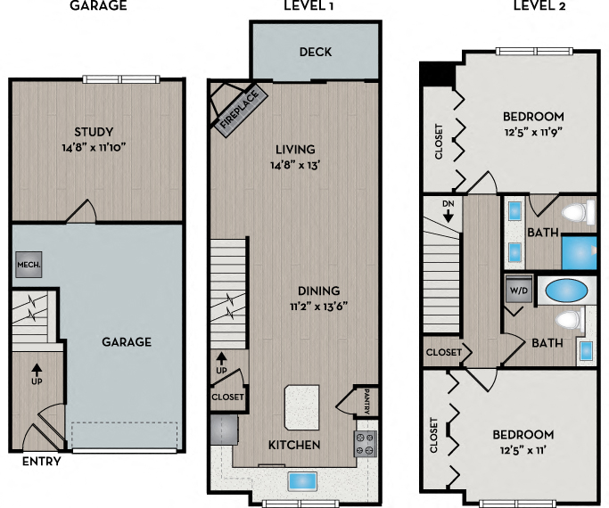 The Timbers - Alder Floor Plan - Issaquah, WA