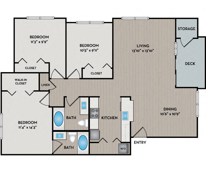 The Timbers - Redwood Floor Plan - Issaquah, WA