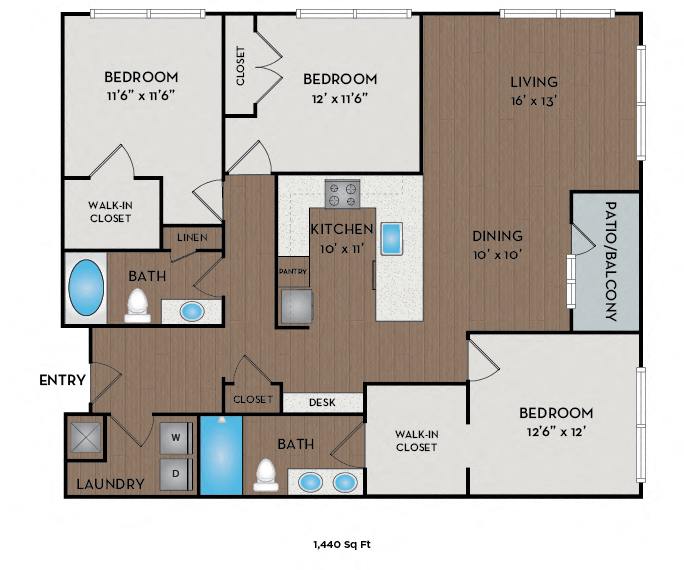 Cadence Cool Springs - Forte floor plan - Franklin, TN