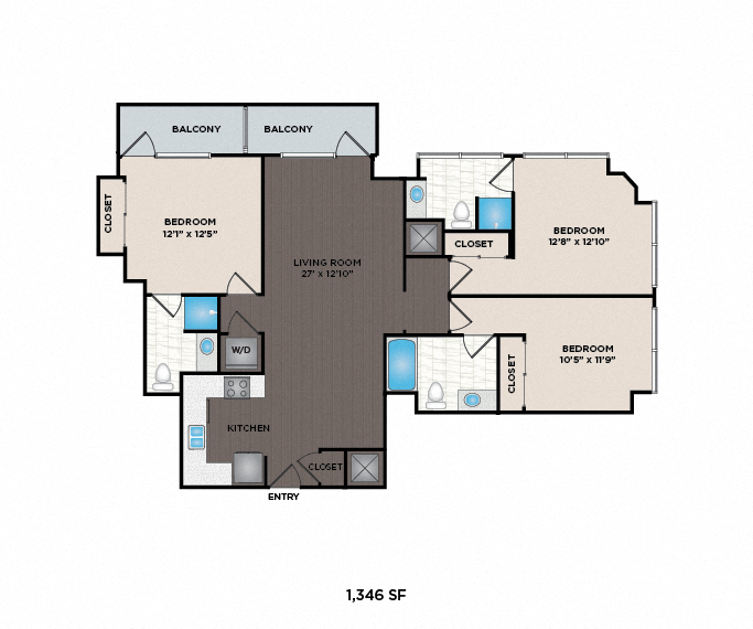 SkyHouse Nashville floor plan - Nashville, TN
