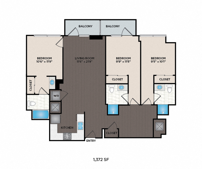 SkyHouse Nashville - Nashville, TN - floor plan