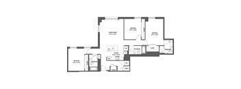 Signature Reston Town Center Apartments - Reston, VA - The Parker I Floor Plan