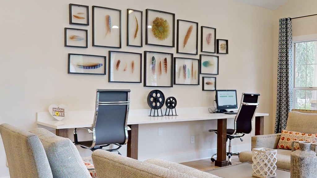 Business Center with Computer